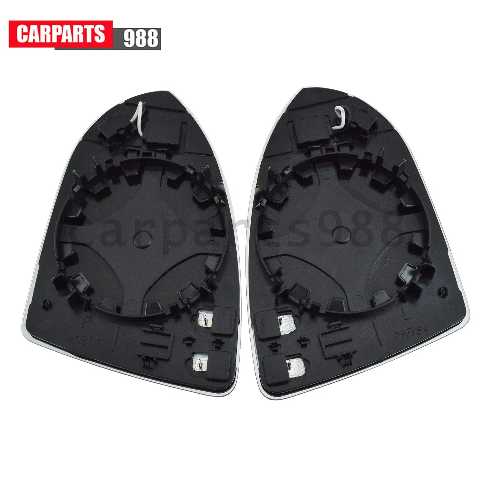 2Pcs LH RH Wing Door Mirror Glass Heated w/ Blind Spot For VW Golf GTI E-Golf 6B93BC-57
