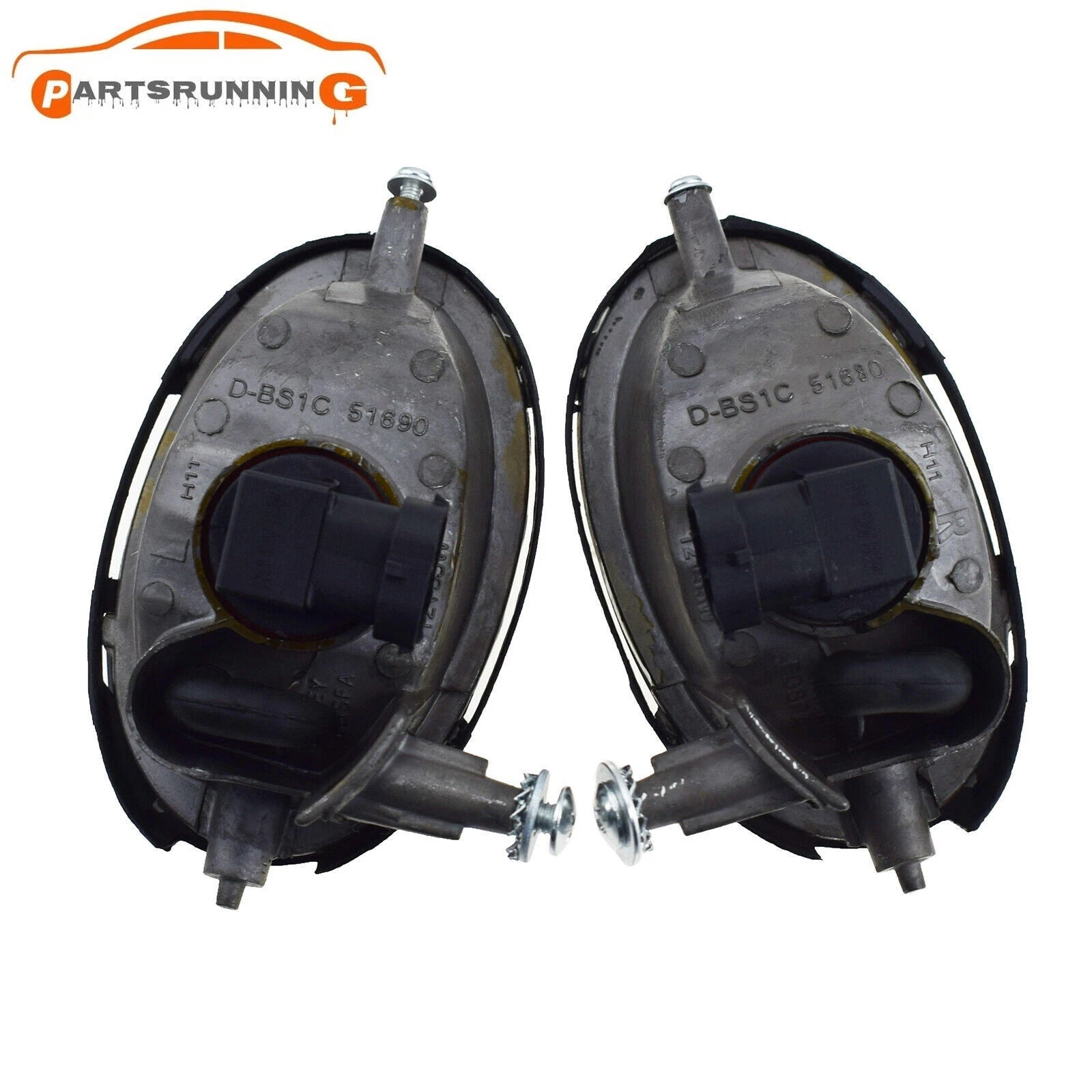 For Mazda 3 M3 BK 1.6L 03-10 Pair Left &Right Front Bumper Fog Light BS1C-51-690 6B93BC-57