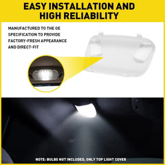 For Ford Taurus 2000-07/Mustang 1994-04 Overhead Dome Light Bulb Clear Cover EOA 6B93BC-57