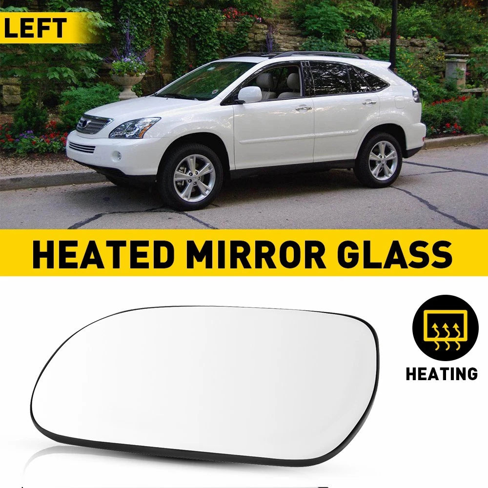Power Heated Left Mirror Glass For 2004-2009 Lexus RX300 RX330 RX350 RX400H EOA 6B93BC-57