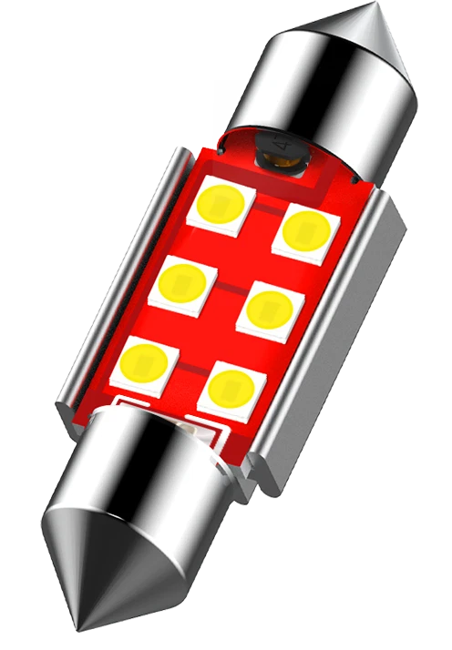 AUXITO 578 212-2 CANBUS Dome Map White Light LED Interior Bulb Lamp For Chevy AUXITO