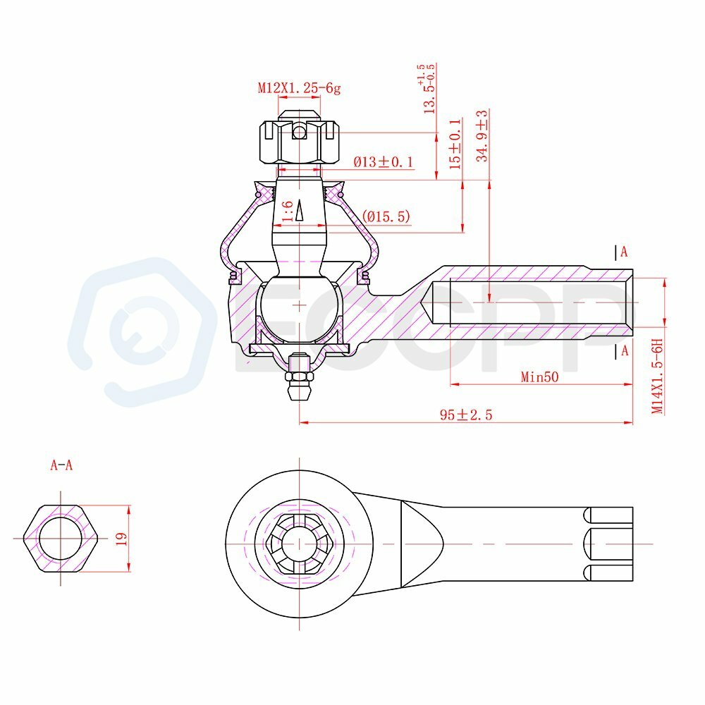 For 2000-2003 Nissan Maxima 8pcs Front Lower Ball Joint Tie Rod Sway Bars Kit 6B93BC-57