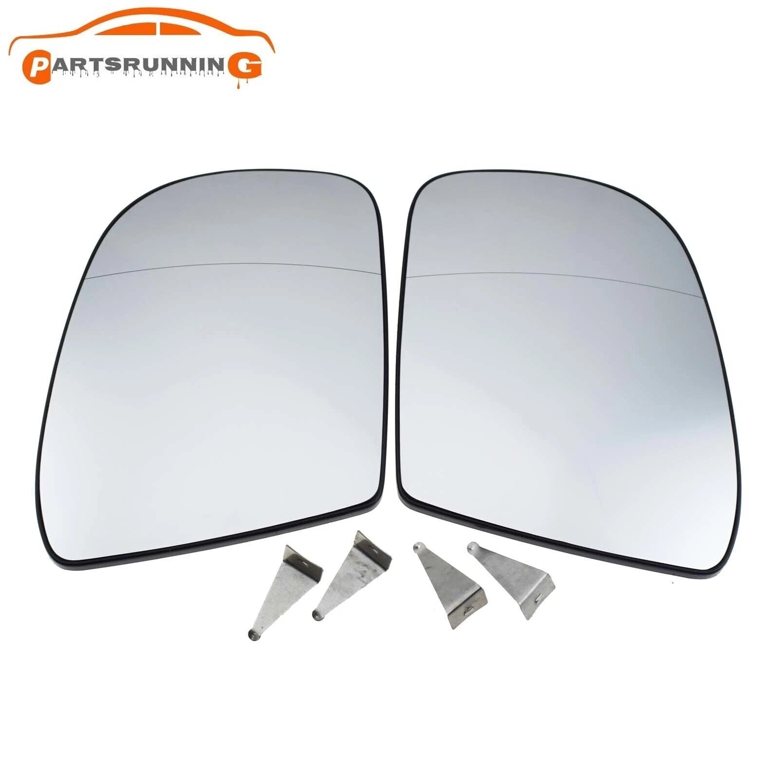 2x Left &Right Mirror Glass Heated For Mercedes Benz W164 W251 V251 X164 ML GL R 6B93BC-57