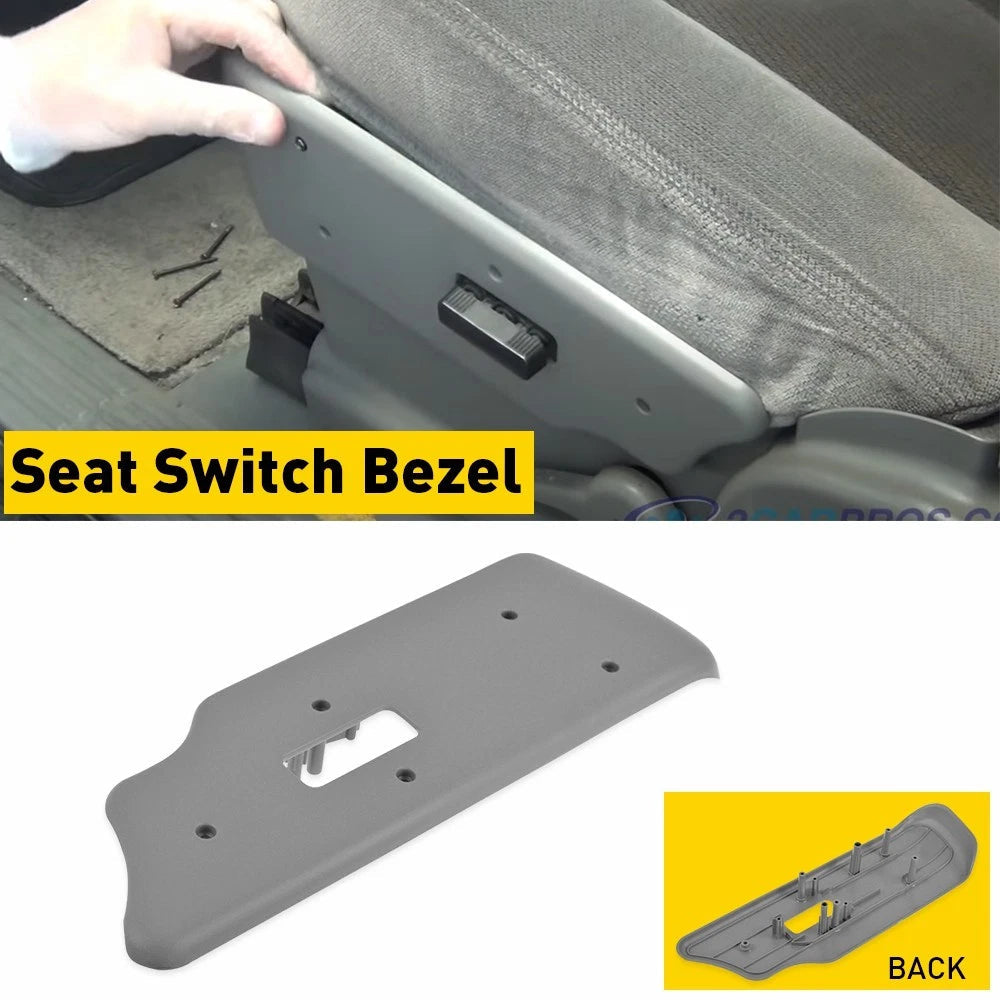 Seat Switch Bezel for Chevy Silverado Avalanche Suburban GMC Yukon Sierra LH EOA 6B93BC-57