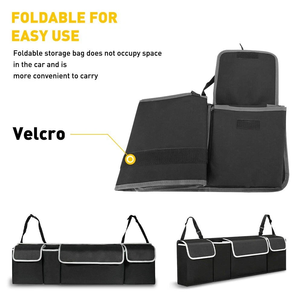 600D Large Car Organizer Trunk Oxford Interior Accessories Back Seat Storage Bag 6B93BC-57