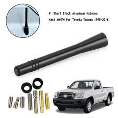 4 inch " Short Black Aluminum Antenna Mast AM/FM for TOYOTA TUNDRA 2000-2020 EOA 6B93BC-57
