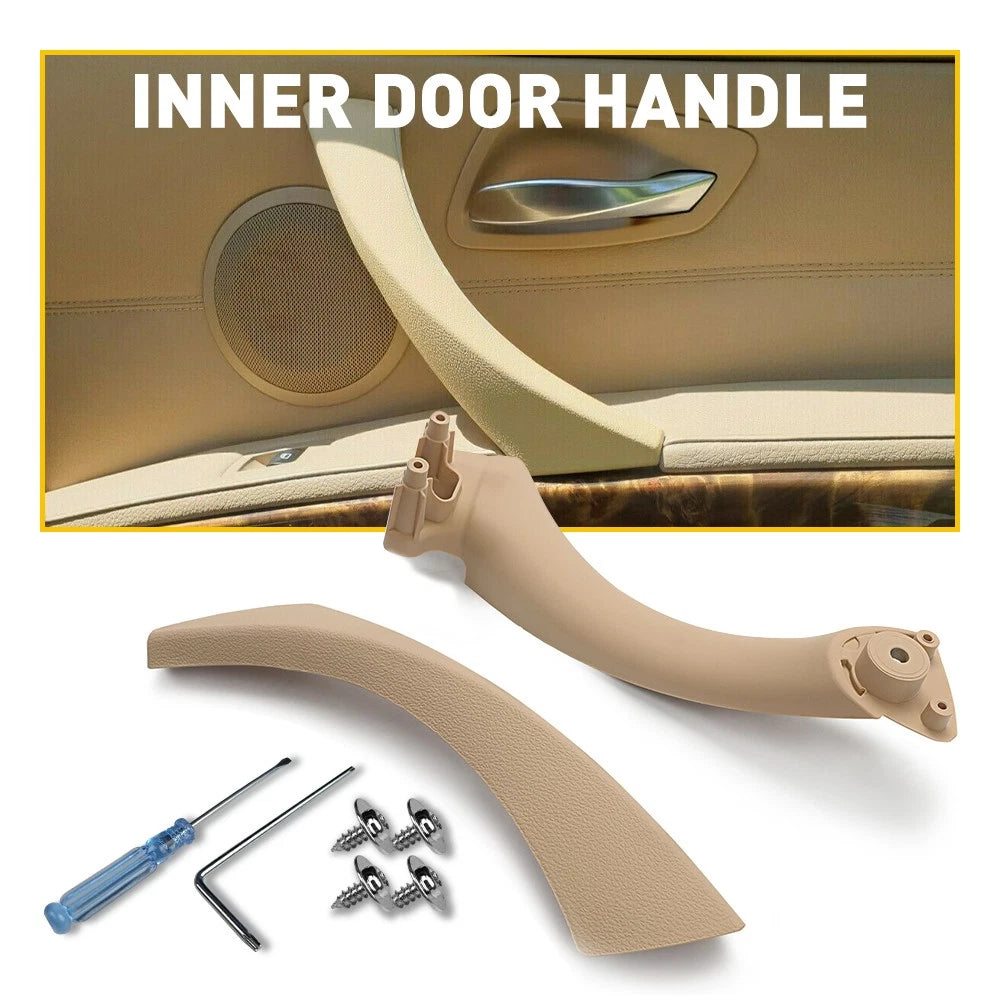For BMW Front 328i E90 Rear Right Door Inner Handle Passenger Pull Trim Cover EA 6B93BC-57