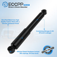Pair of Rear Shocks Absorbers for 2001 2002 2003 2004 2005 2006 Acura MDX 3.5L 6B93BC-57