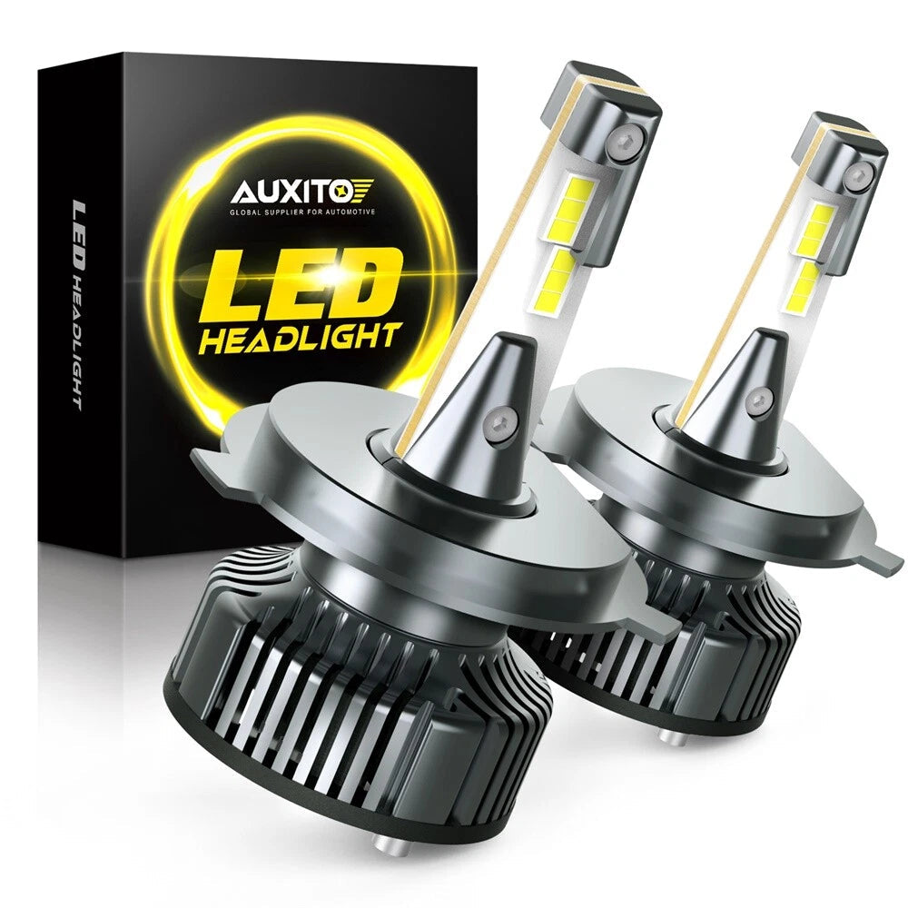 AUXITO H4 9003 HB2 LED Headlight Kit High/Low Beam Bulb Canbus Error Free EOA AUXITO