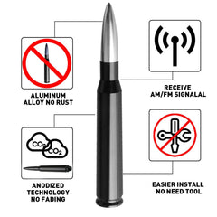 BULLET ANTENNA for DODGE RAM FORD F150 F250 CHEVY SILVERADO Motorcycles EOA 6B93BC-57