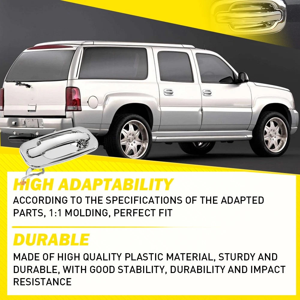 Chrome Exterior Door Handle For 2002-2006 Chevy Avalanche Silverado Suburban EOA 6B93BC-57