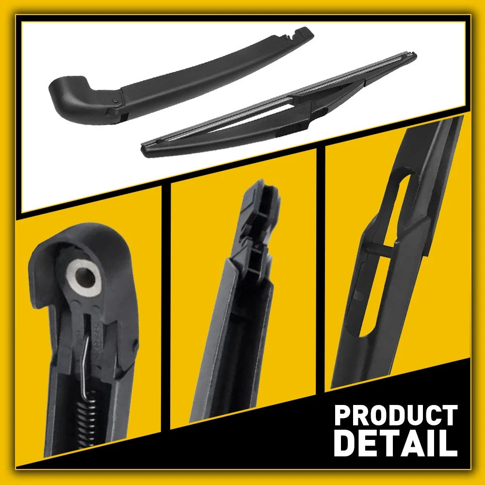 Rear Wiper Arm & Blade For FIAT 500 2012-2019 OE 68079869AA 68079870AA PLASTIC 6B93BC-57