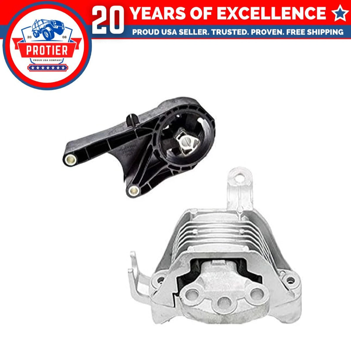 Fits Chevrolet Cruze 1.4L 1.8L 2010-2016 MANUAL Motor & Trans Mount Set 2PCS 6B93BC-57