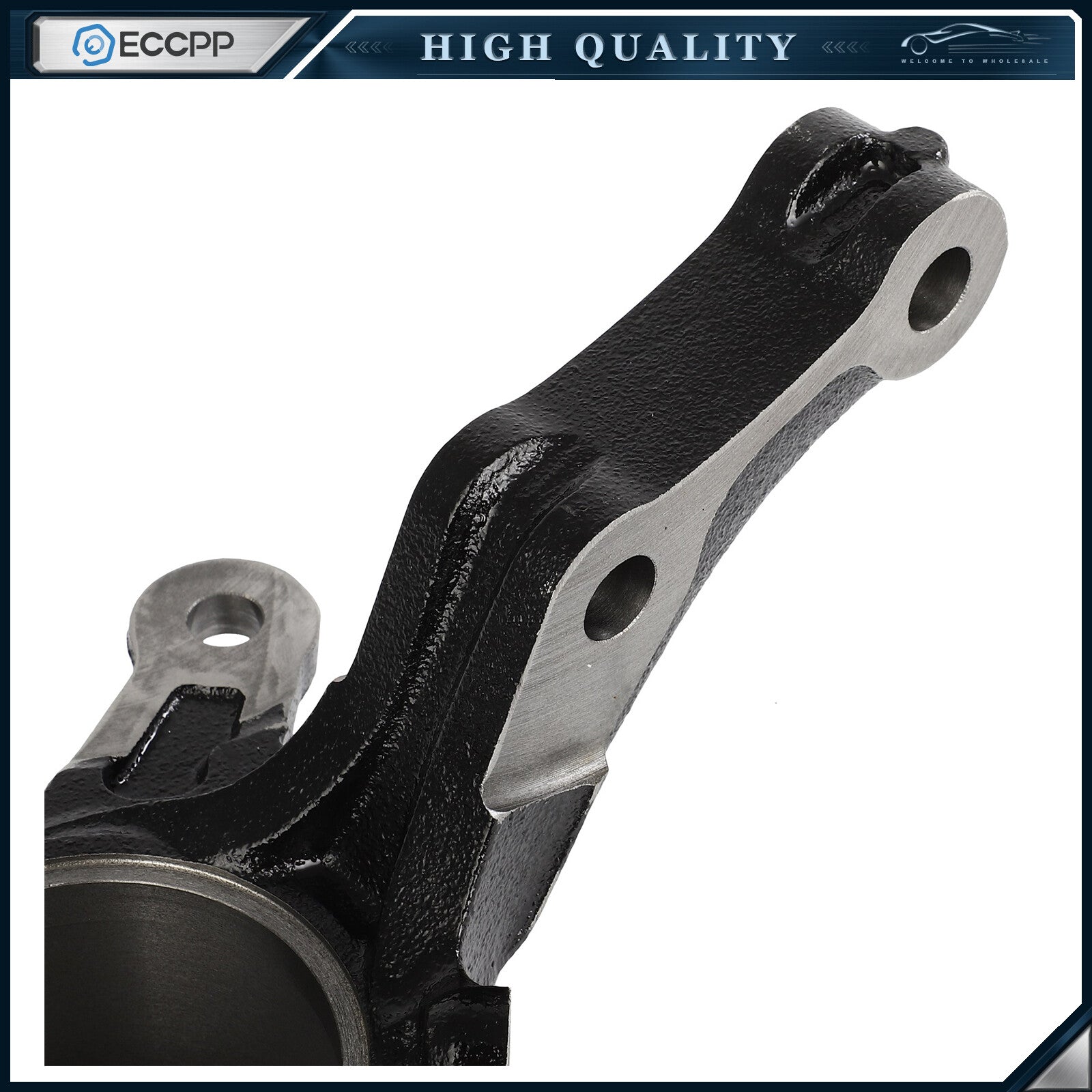 1X Front Passenger Side Steering Knuckle For 2012 Honda Civic 1.8L Auto Trans. 6B93BC-57