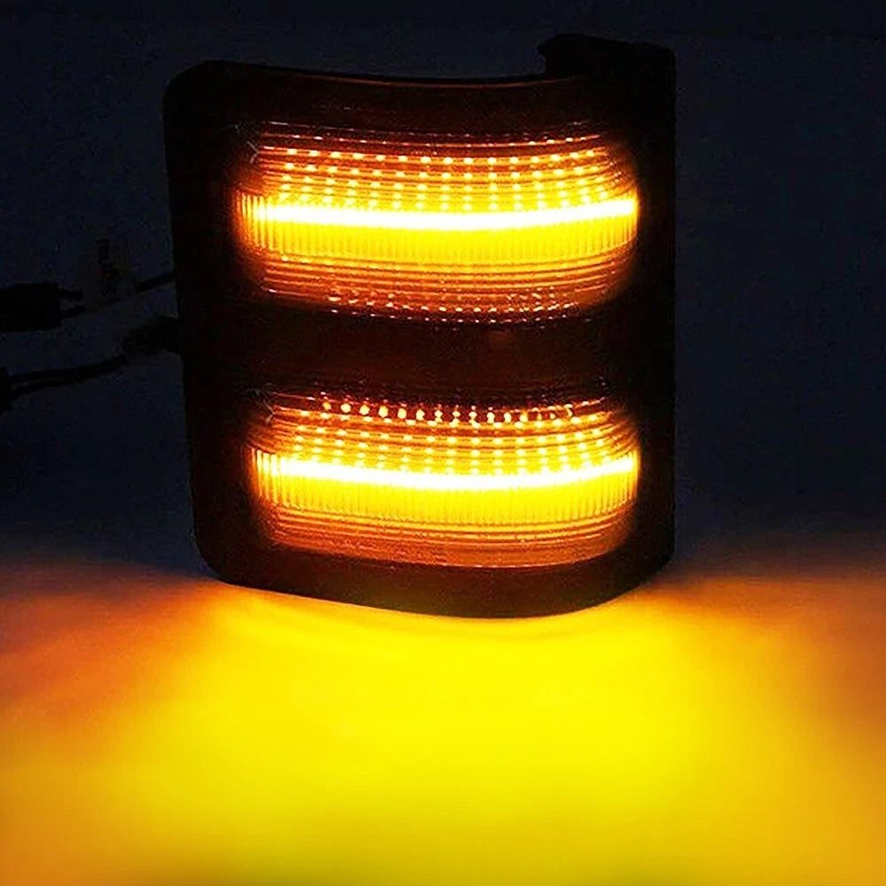 Switchback LED Side Mirror Marker Light For 08-16 Ford F250 F350 Super Duty EOA 6B93BC-57