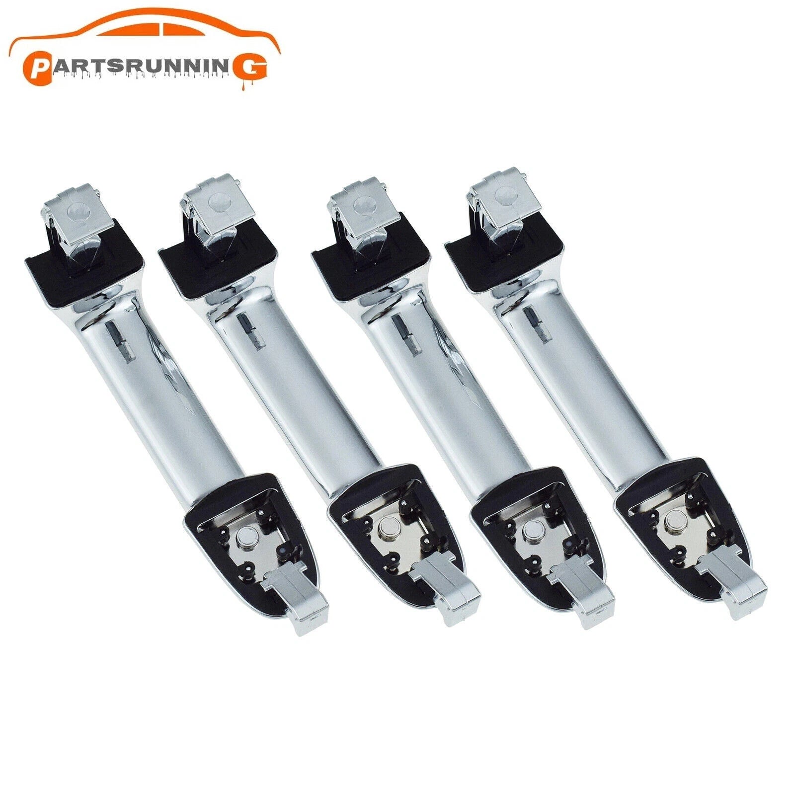 4PCS Chrome Front Rear LH RH Outside Door Handle For Kia Forte Cerato 2010-2013 6B93BC-57