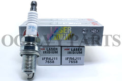 Spark Plugs NGK Laser Iridium 7658 IFR6J11 7658 IFR6J11 Tune, 4 Pack