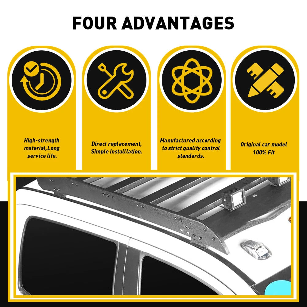ROOF DRIP MOLDING FOR TUNDRA 07-21 CREW LEFT MAX RIGHT 75552-0C060 75551-0C060 A 6B93BC-57