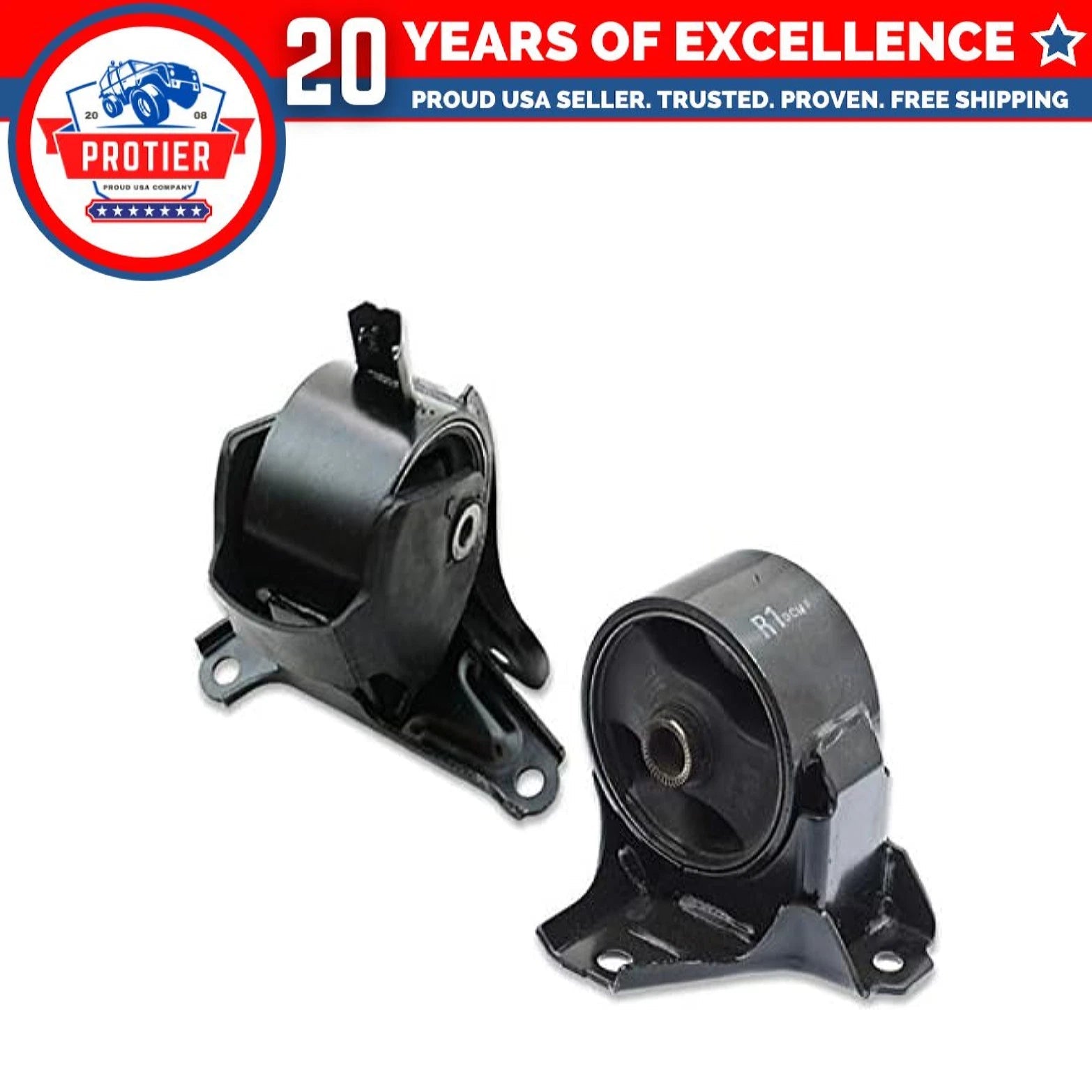 Fits Hyundai Sonata 2.4L 2006-2008 AUTO/2006-2010 MANUAL Motor&Trans Mount 2pcs 6B93BC-57