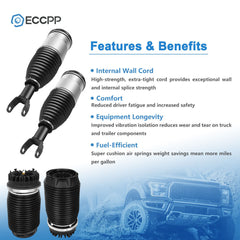 4Pcs Front Rear Air Suspension Shock Strut For Dodge Ram 1500 Limited 2013-2019 6B93BC-57