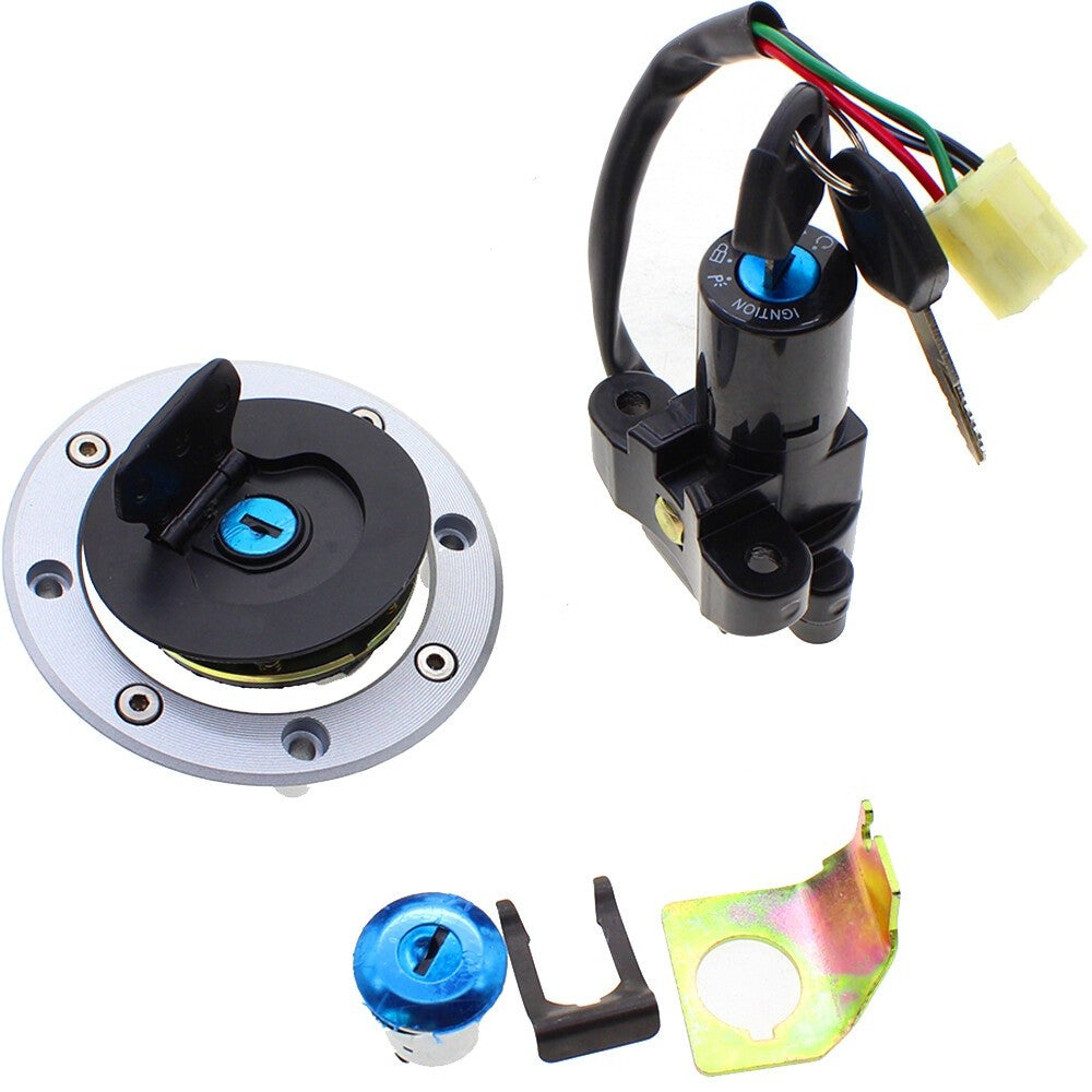 Lock Set Ignition Switch Fuel Gas Tank Cap w/Keys for Suzuki GS500 2001-2012 6B93BC-57