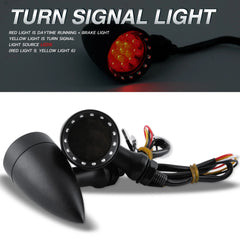 LED Turn Signal Indicator For Honda Kawasaki Harley Ducati Triumph Hyosung 10mm