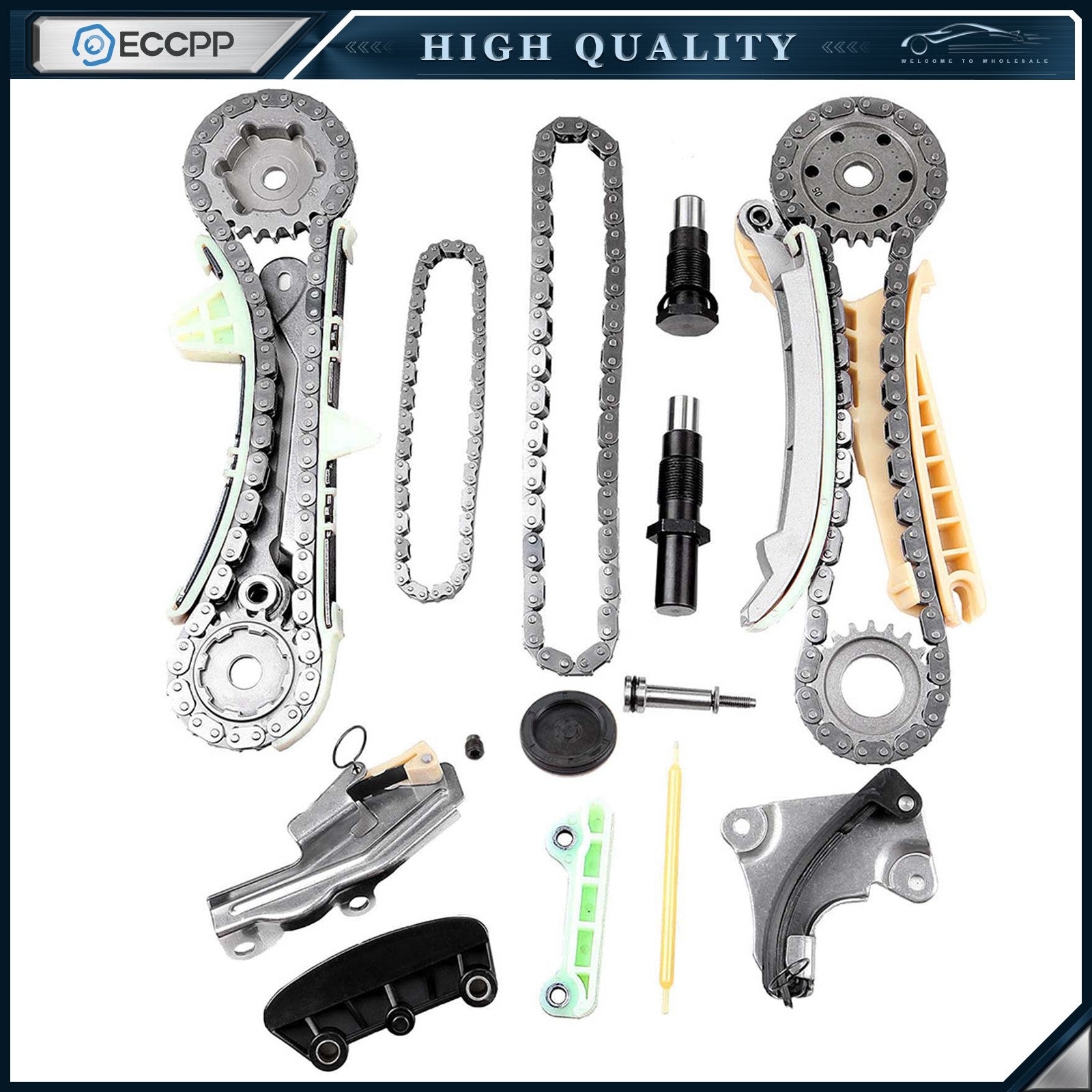 Timing Chain Kit For 1997-2010 Ford Explorer 4.0L V6 GAS SOHC 6B93BC-57