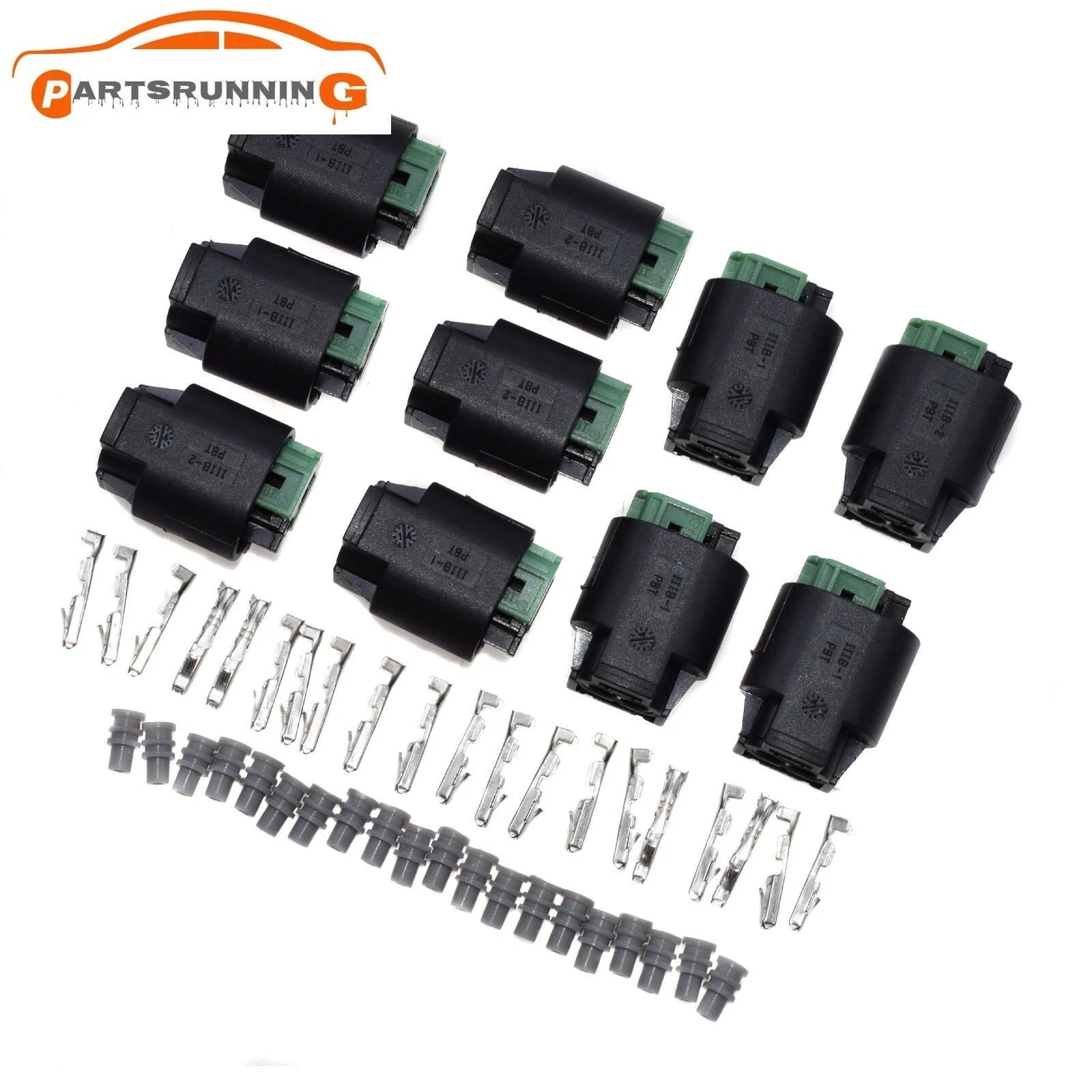 10PCS 2 Pin Temperature Sensor Electrical Connector For BMW 3/ 5/ 7 X Series 6B93BC-57