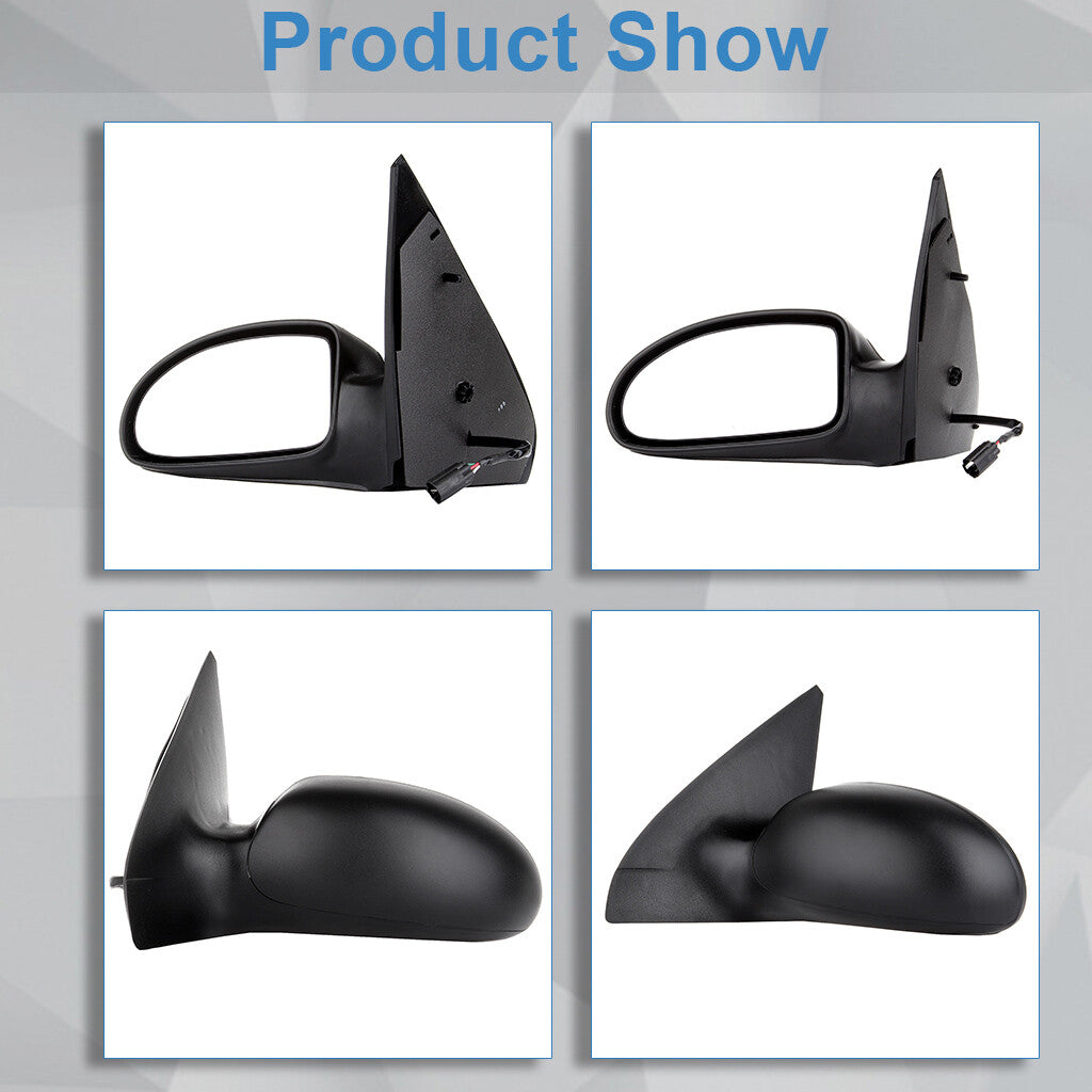 Driver Left Side Power Mirror For 2000-2007 Ford Focus Textured Black 6B93BC-57