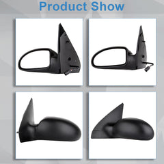 Driver Left Side Power Mirror For 2000-2007 Ford Focus Textured Black 6B93BC-57