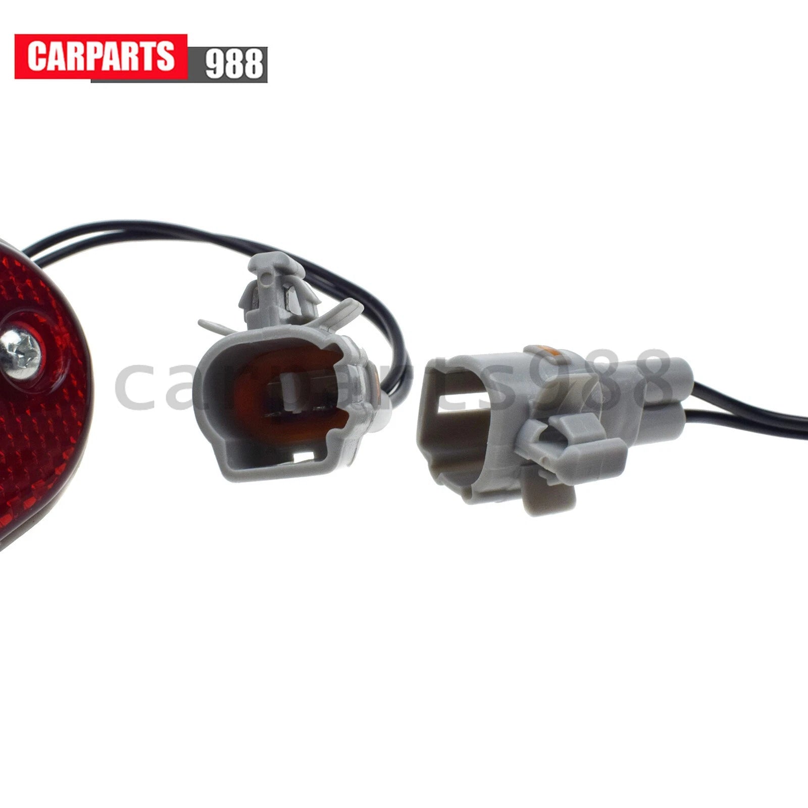Pair LH & RH Rear Reflector Side Marker Lights W/ bulbs For 1996-00 Toyota RAV4 6B93BC-57