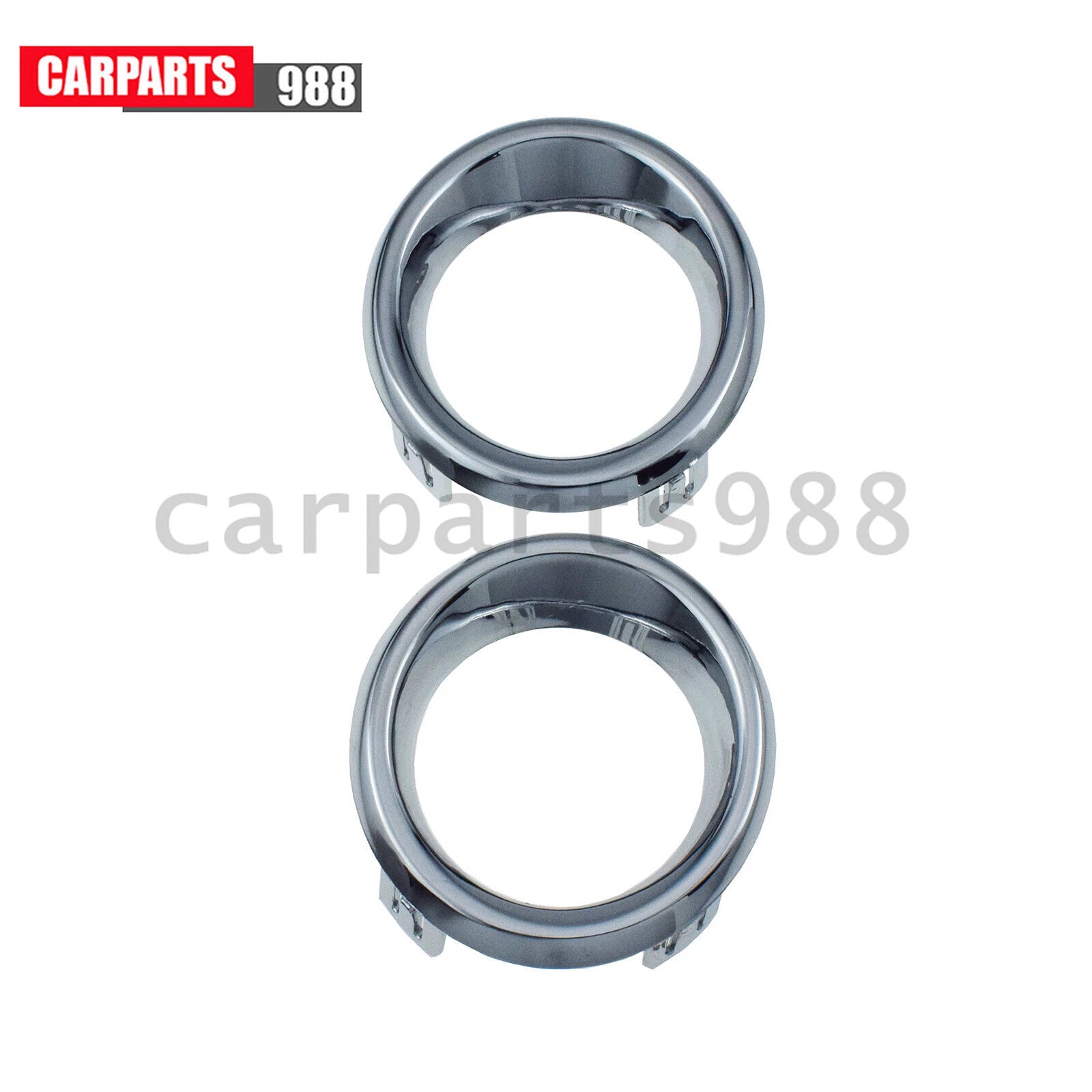 Front Left Right Chrome Fog Light Trim For 2014-2016 Mazda 3 MA1039125 MA1038125 6B93BC-57