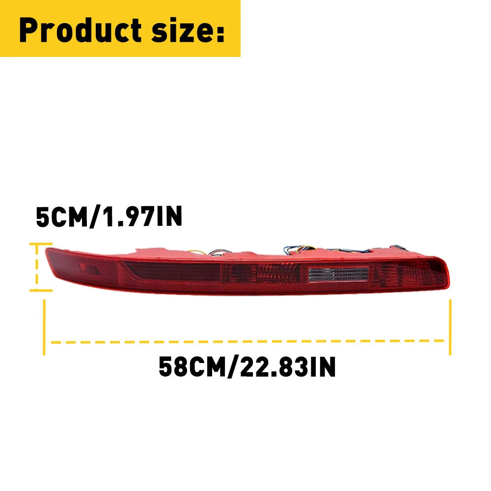 For Q7 Audi 2006-2015 Lower Tail Stop Left Lamp Driver Side Rear Bumper LIGHT LH 6B93BC-57