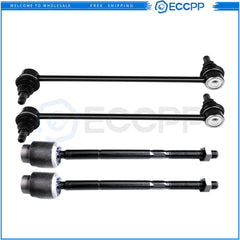 Front Steering Sway Bar Inner Tie Rod End Suspension Kit For 2004-2012 Malibu 6B93BC-57