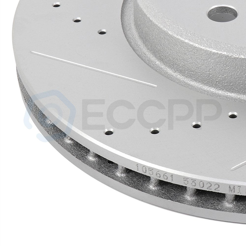 320mm Front Brake Rotors for 2005-2011 2012 2013- 2020 Challenger V6 RWD Magnum 6B93BC-57