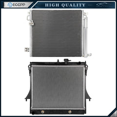 Aluminum Radiator & AC Condenser Cooling Kit For 2009-2012 Chevrolet Colorado 6B93BC-57