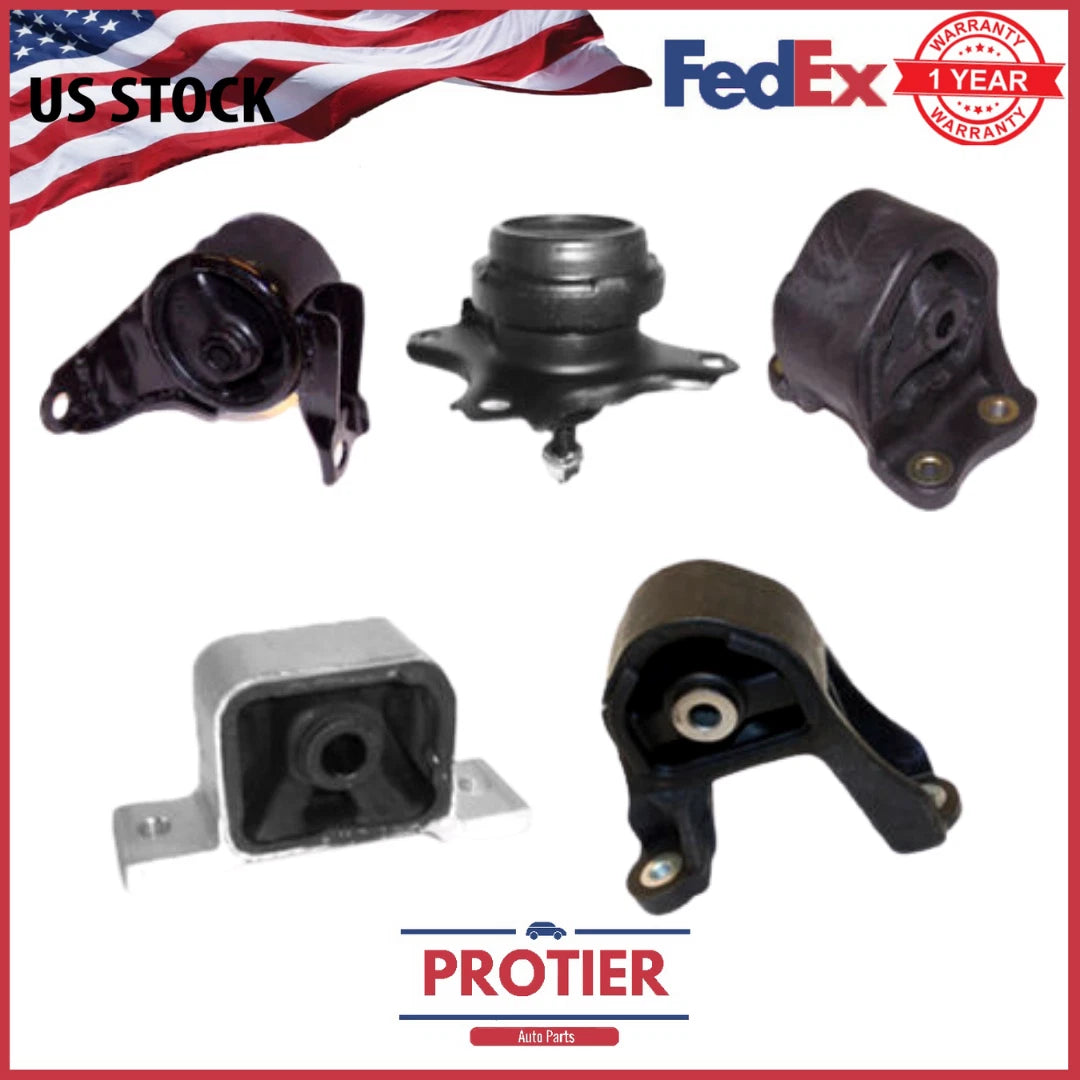 Engine Motor & Trans Mount Set 5PCS for Auto : 2003-2011 Honda Element 2.4L 4WD 6B93BC-57