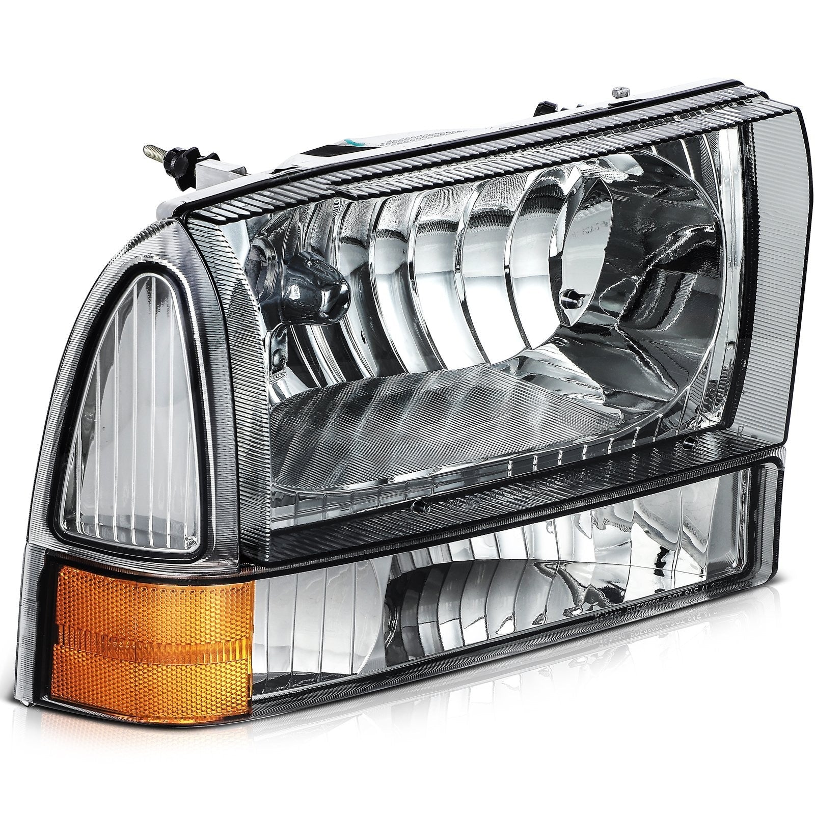 ECCPP Headlights For 2003-04 Ford Excursio 1999-05 Ford F-250/F-350/F-450 Pair KOEEP