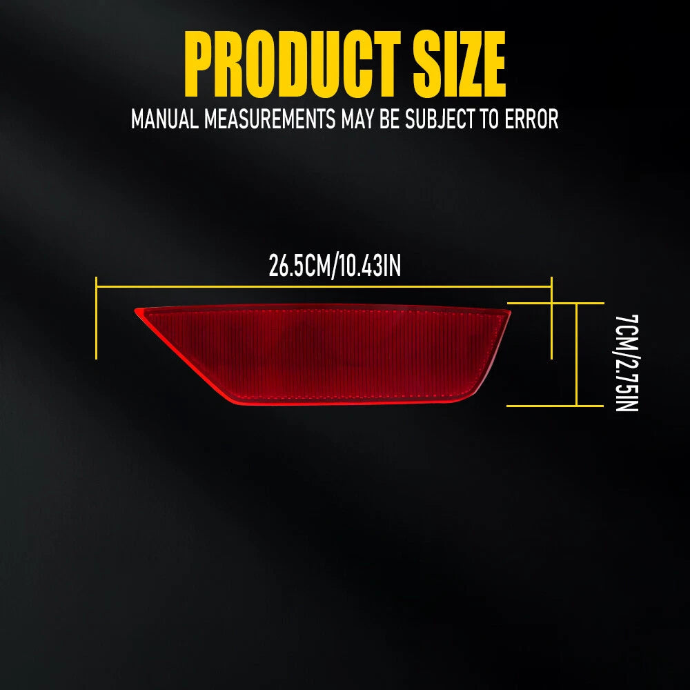 LH RH Rear Bumper Reflector For 2013-19 Ford Escape CJ5Z15A449A CJ5Z15A449B EOA 6B93BC-57