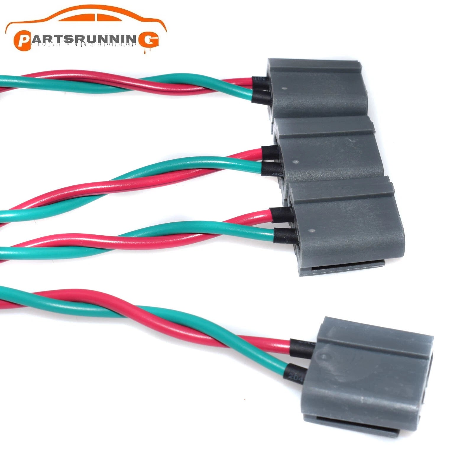 4PCS Distributor Wire Harness Pigtail For GM HEI 12v Power & Tach Connector Plug 6B93BC-57
