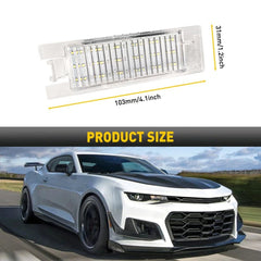 2PC SMD LED License Light 6000K Plate Diamond White For Chevy Camaro Malibu Volt 6B93BC-57
