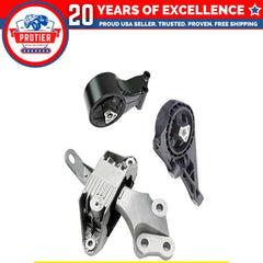 Fits 2012-2017 Buick Verano 2.4L with AUTO Trans Motor&Trans Mount Set 3PCS 6B93BC-57