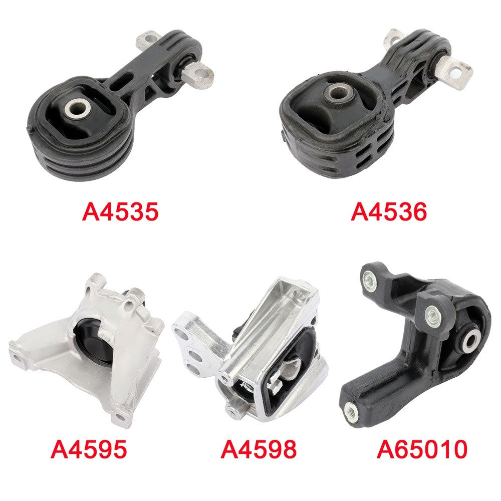 Engine Motor Mount Kit Set For 2007-2011 Honda CR-V 2.4L 4WD EMT9303/A4536