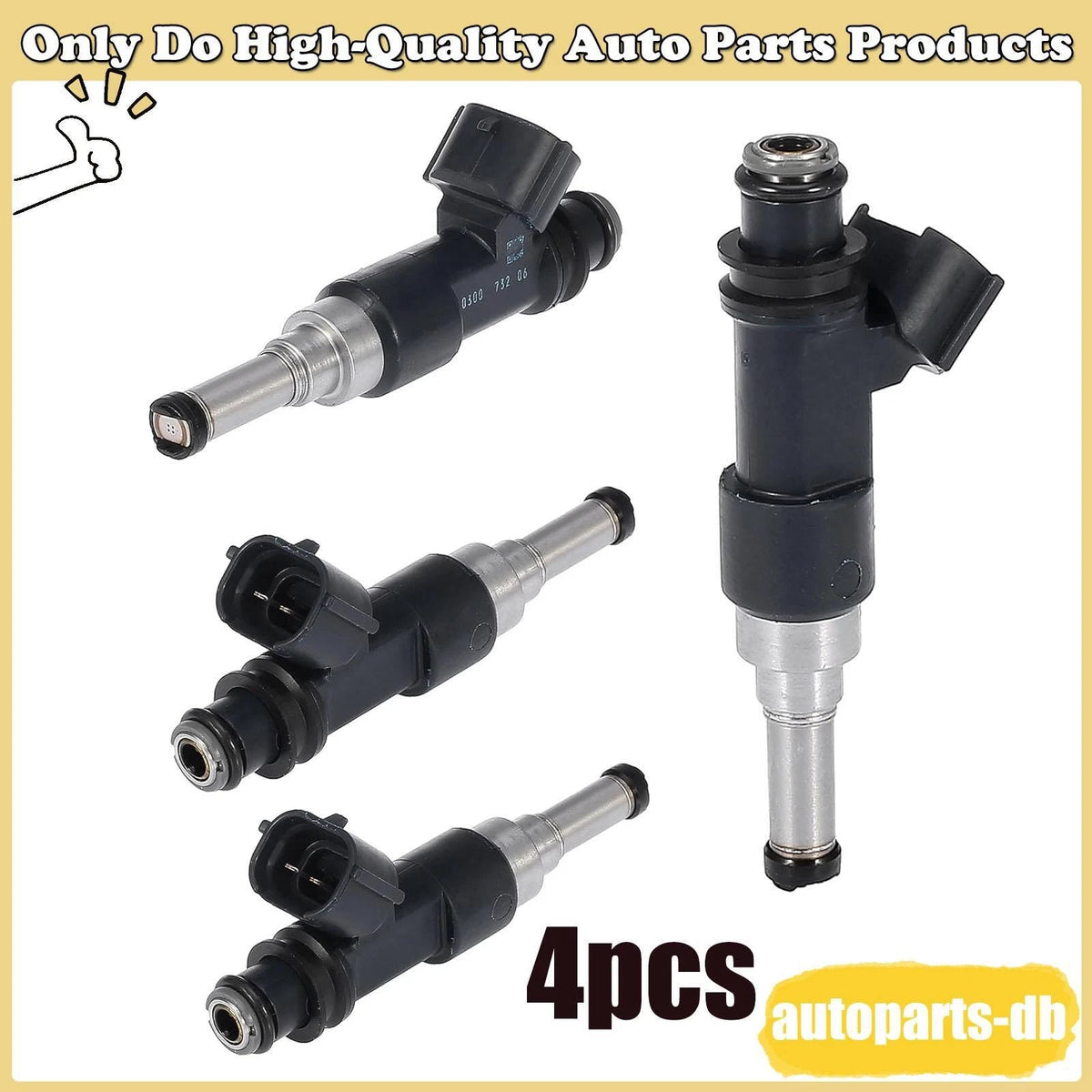 4x Fuel Injector 5VY-137610000 for 04-2015 Yamaha Motorcycle YZF-R1 FZ1 R1 FZS1 6B93BC-57