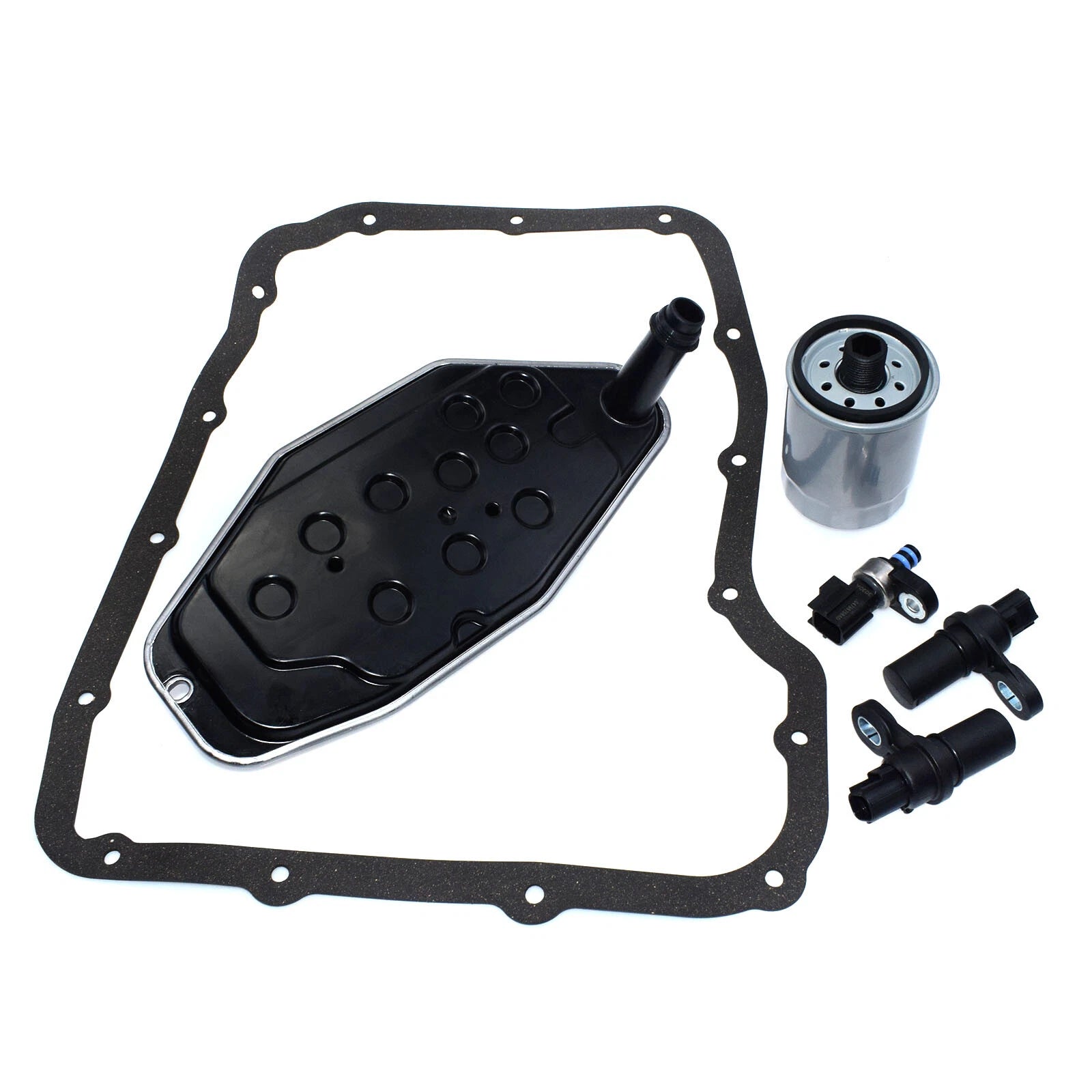 Transmission Sensors With 4WD Filter KIT Pan Gasket For 45RFE 545RFE 68RFE 99-UP 6B93BC-57