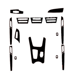 Interior Center Console Carbon Fiber Molding Sticker Decals For BMW X3 X4
