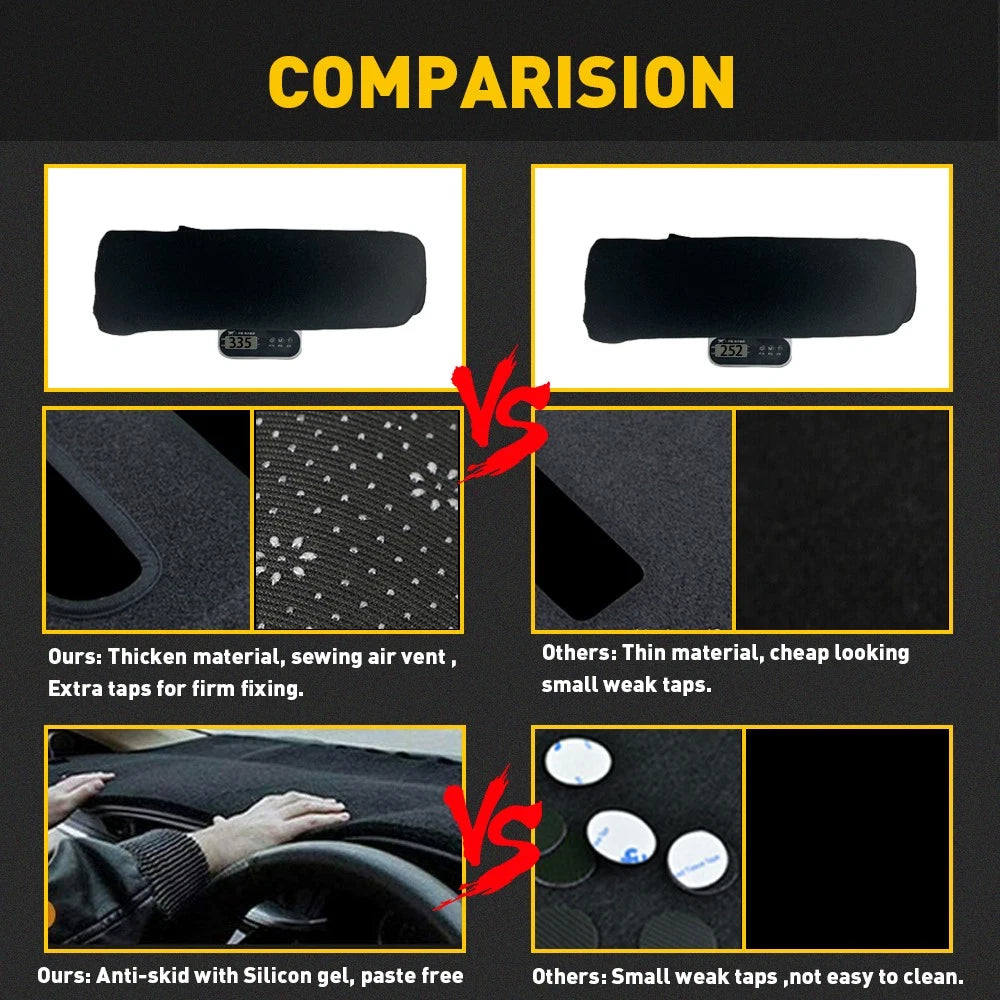 For TOYOTA CAMRY 2007-2011 US Dash Mat Dash Dashboard Cover Mat Car Interior Pad 6B93BC-57