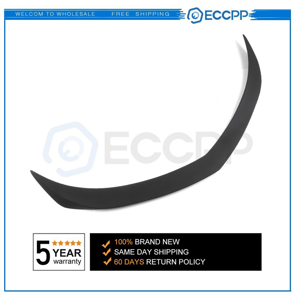 Primed Black Rear Trunk Spoiler For 2013-2019 Cadillac ATS Sedan 6B93BC-57