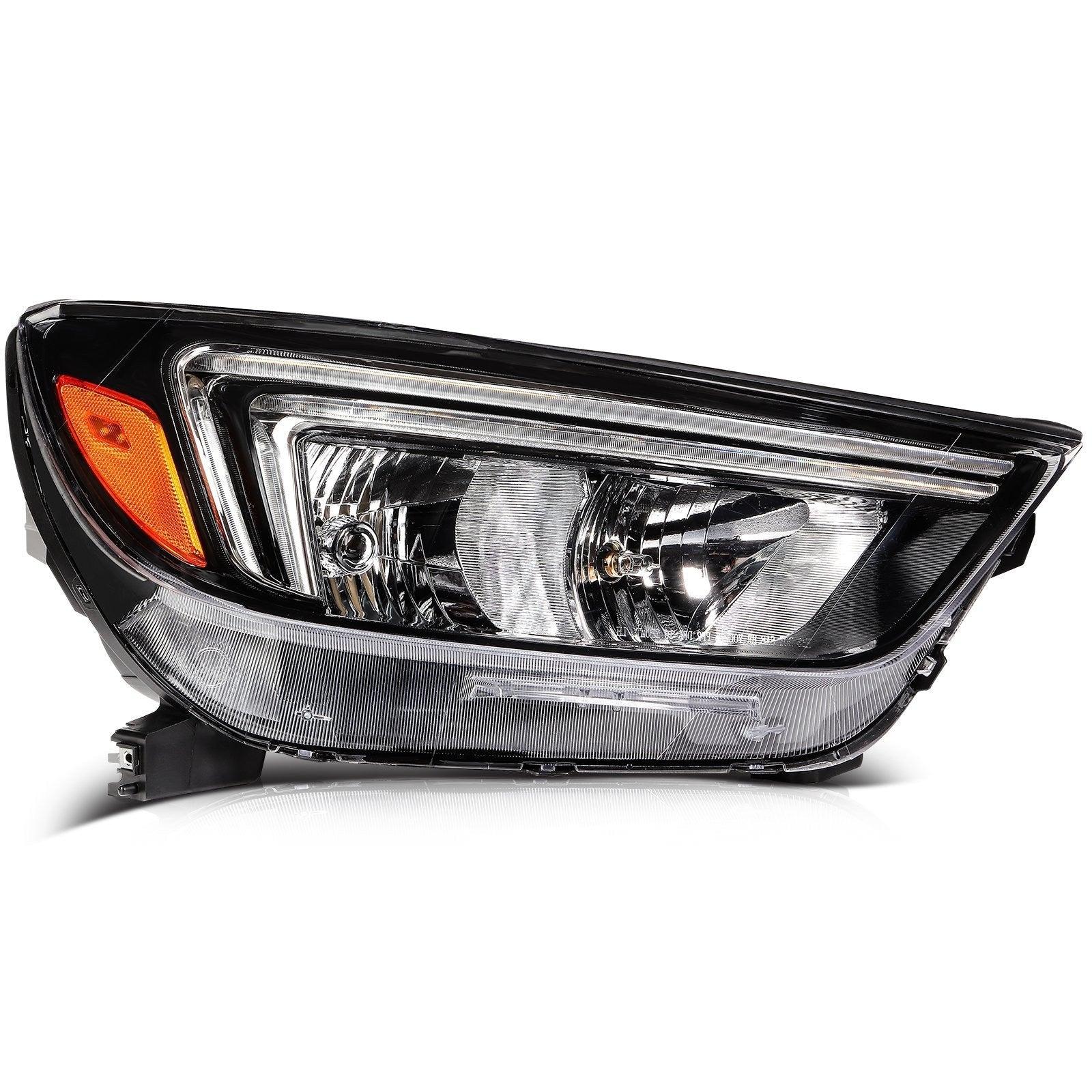 ECCPP Headlight For Buick Encore 1.4L 2017-2021 Passenger Right Side Black Amber ECCPP