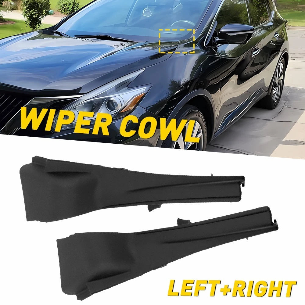Front Windshield Pair Wiper Cowl Cover For NISSAN MURANO 2015-2017 66894-5BC0A 6B93BC-57